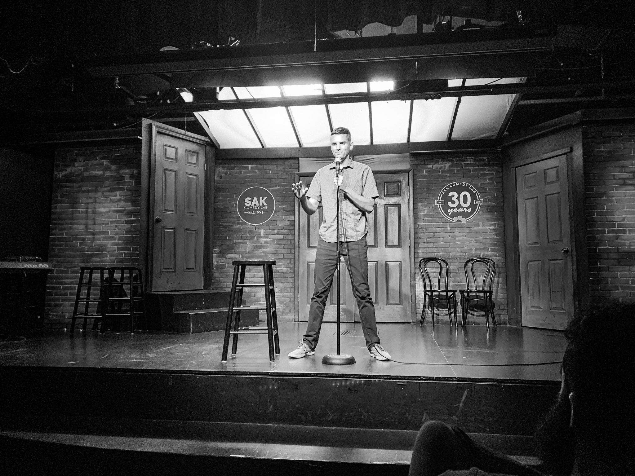 Performing stand-up