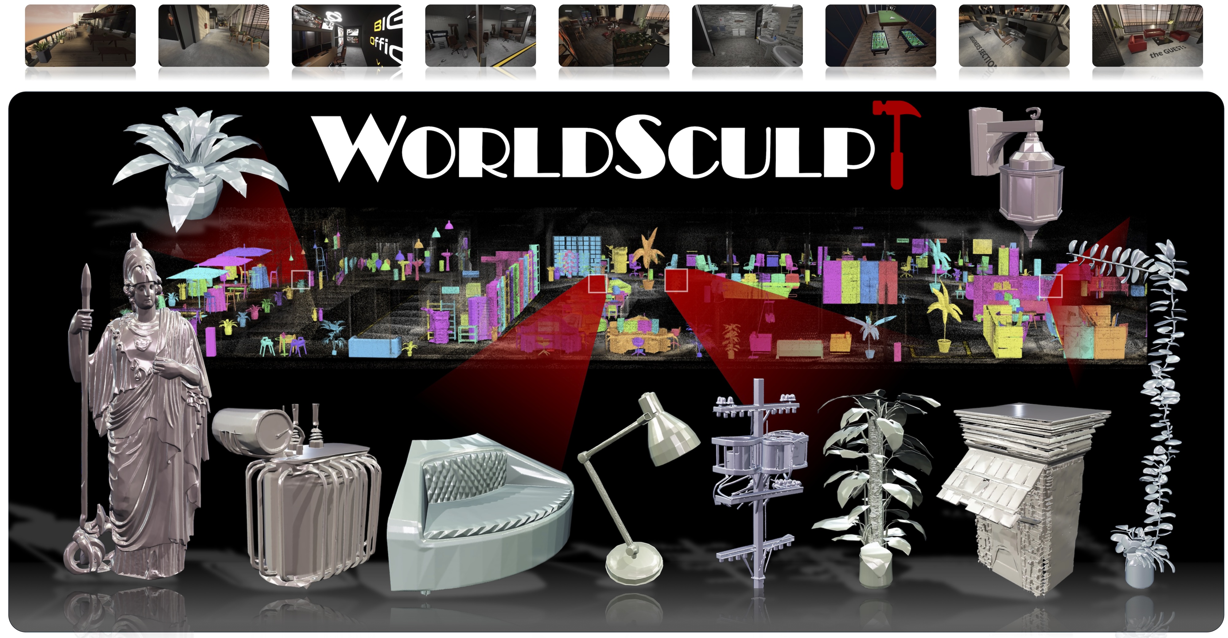 Teaser image of WorldSculpt