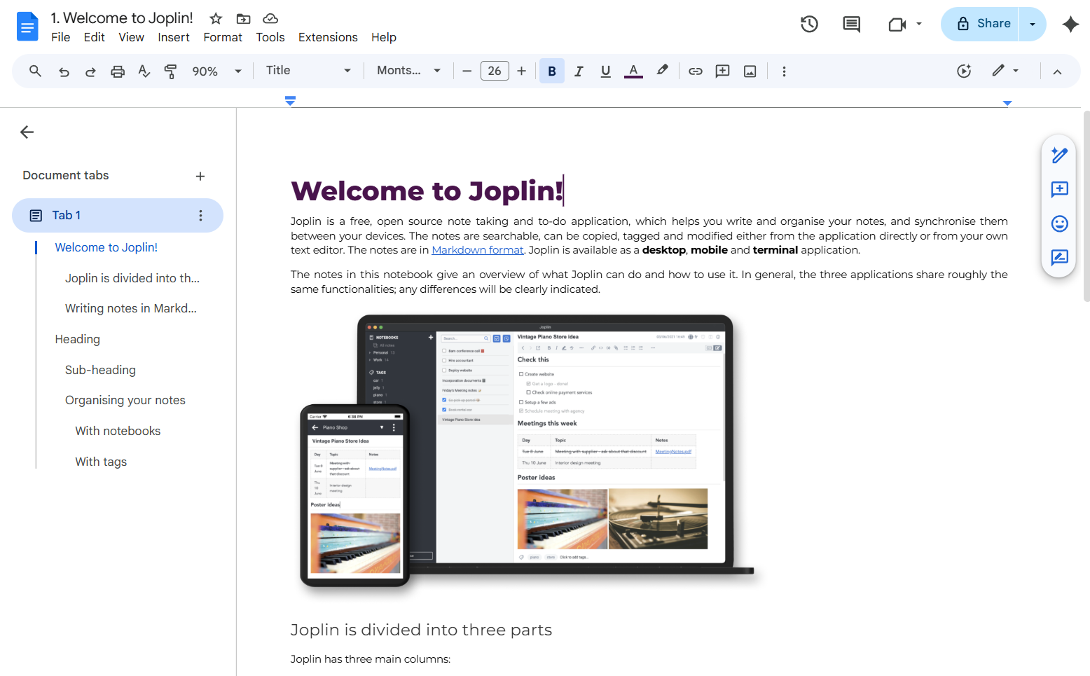 Google Doc synced from a Joplin note