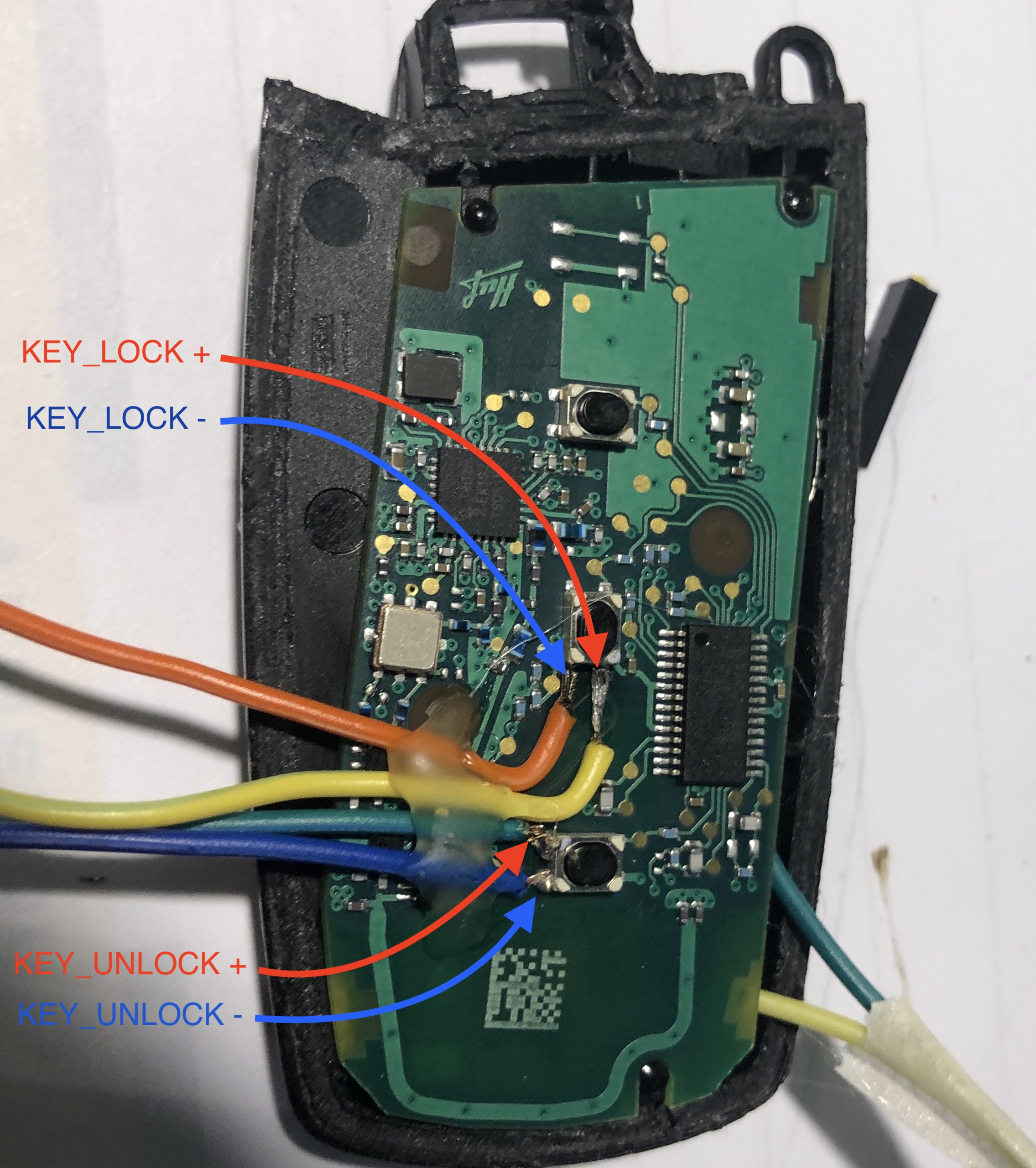 KEY_LOCK/UNLOCK wiring