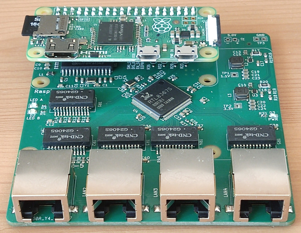 Rpi managed switch-4-port, from the project README