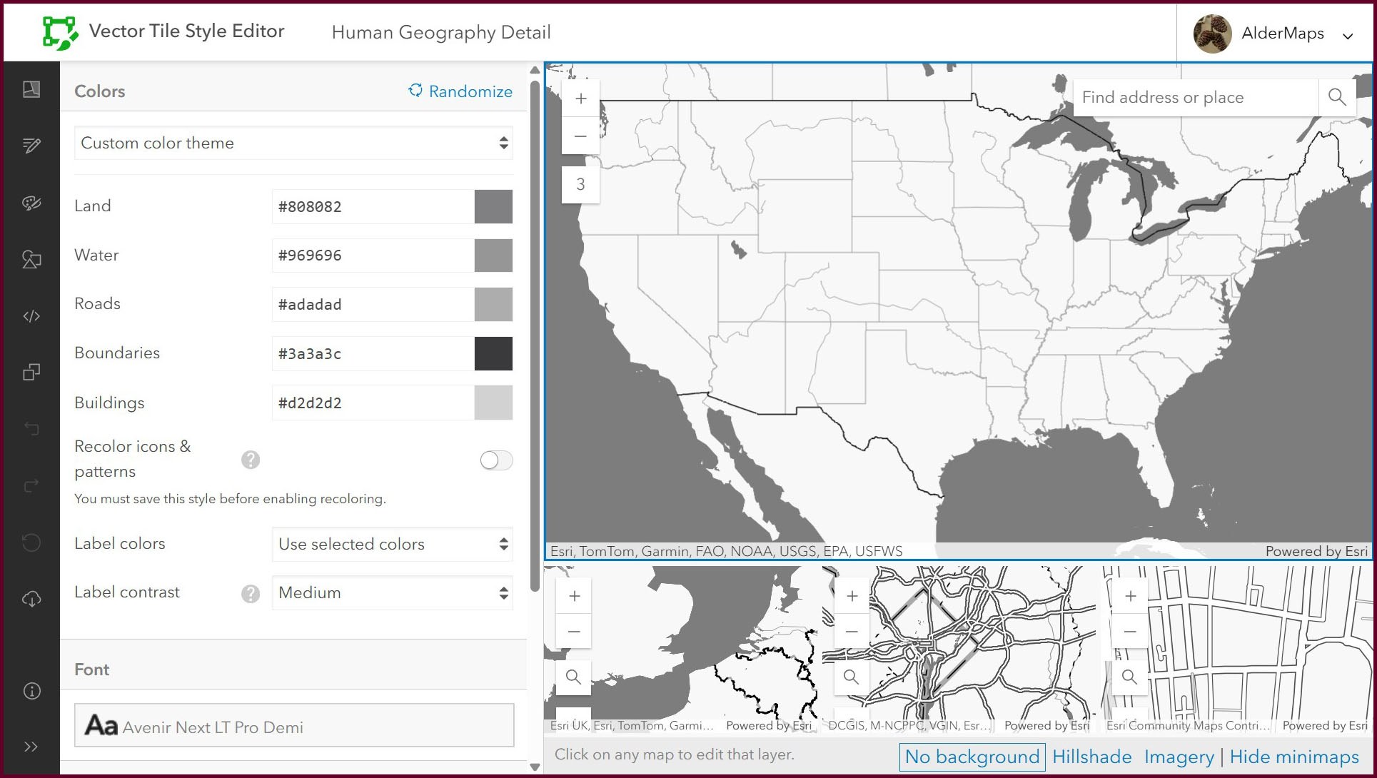 Base Map Tile Layer Automating Esri Basemap Customization