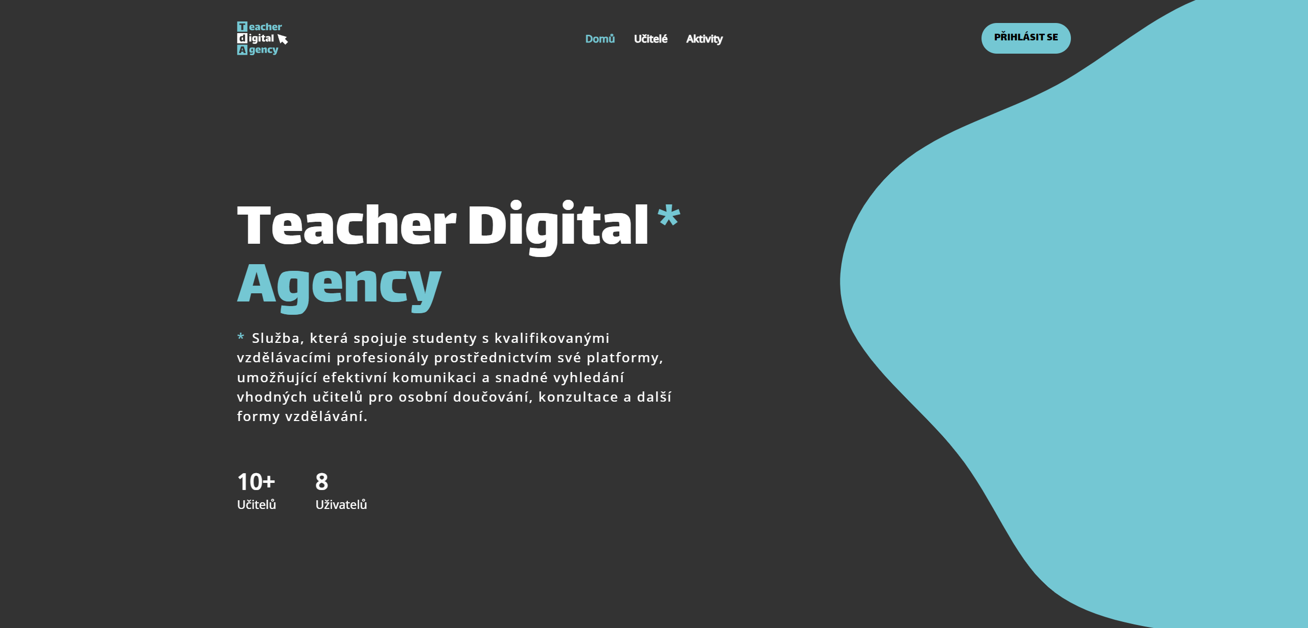 Náhled projektu Teacher Digital Agency