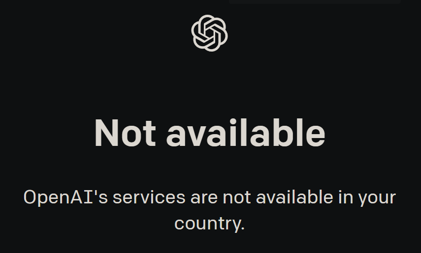 Unavailable in Your Country