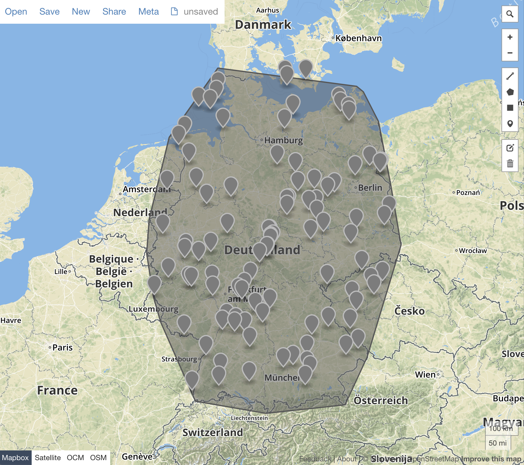 Germany Convex Hull Points KO