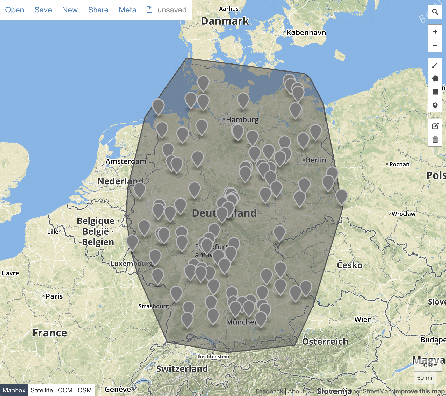 Germany Convex Hull Points KO