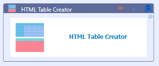 HTML Table Creator