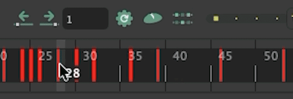Nudge moving selected animation keys along the timeline