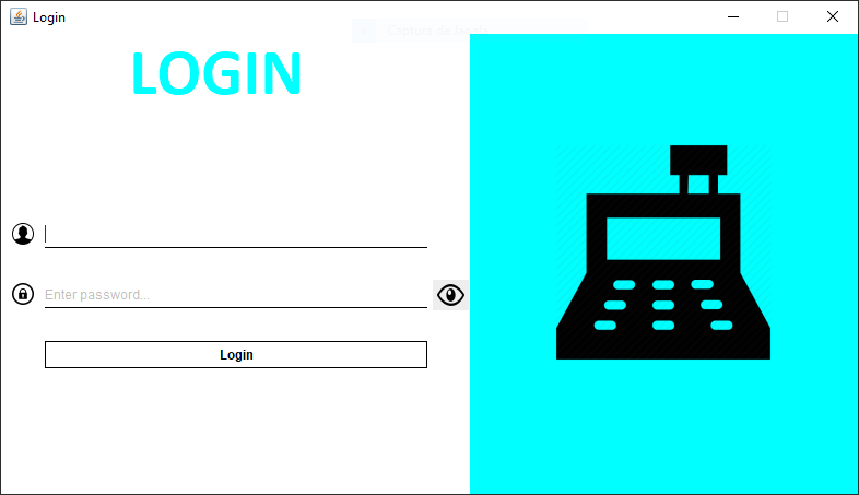 Login page screenshot