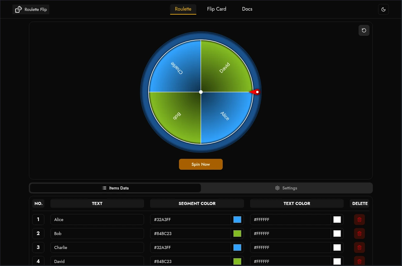 Proyecto Roulette Flip