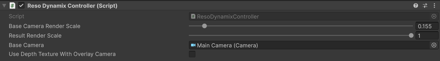 ResoDynamixController component