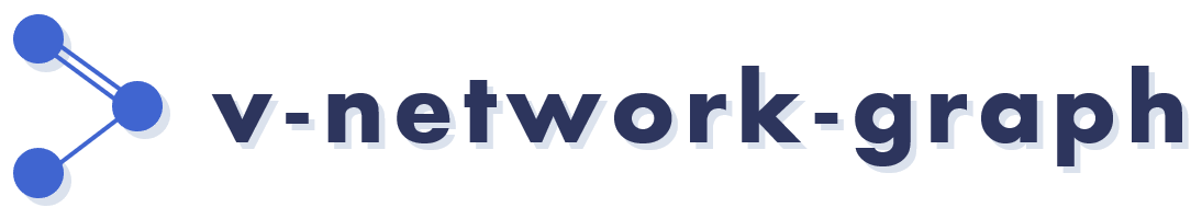 the logo of v-network-graph