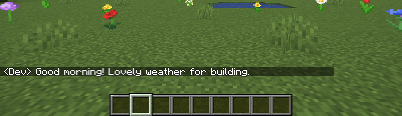 Typing, editing and pasting in Minecraft chat