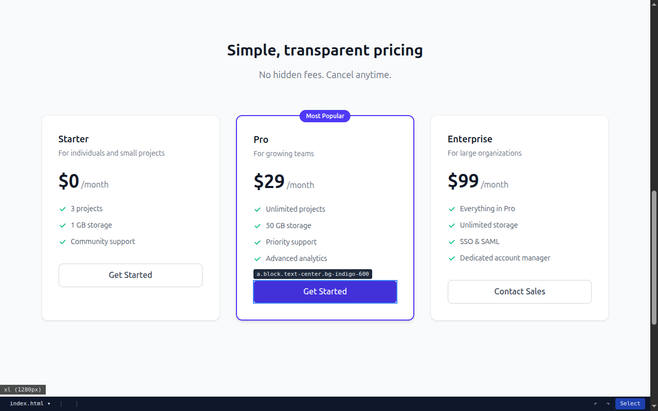 Hover Highlighting