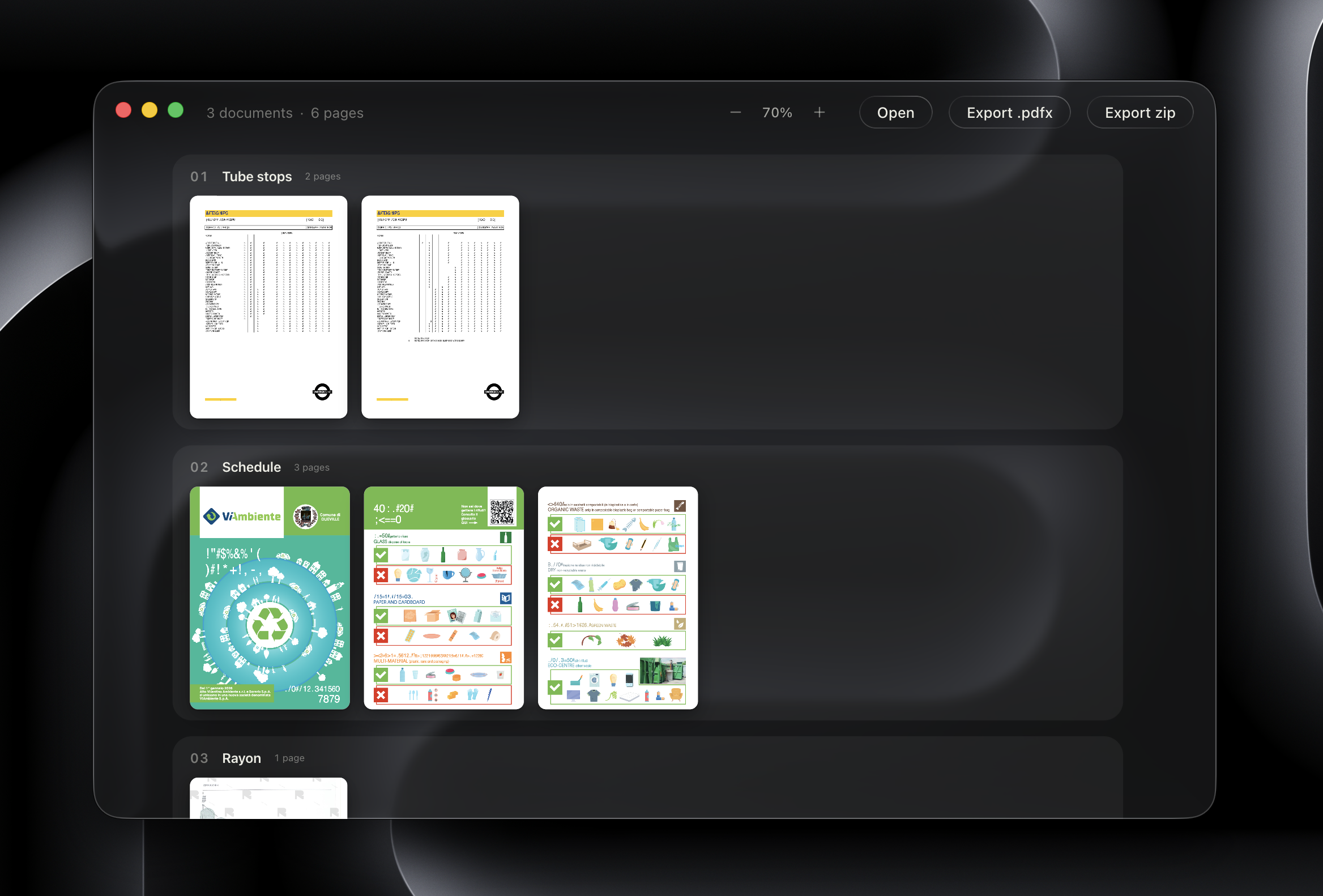 PDFx bundles multiple documents into single PDF