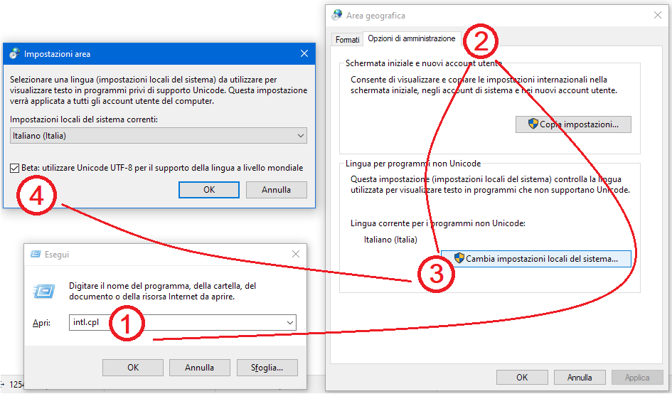 How to enable Windows UTF-8 support