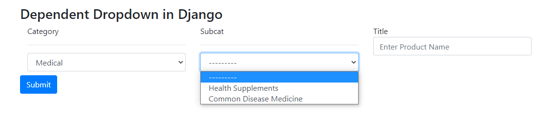 python - dropdown menu not working when implementing... GitHub - Alexeino/Django-Dependent-Dropdown