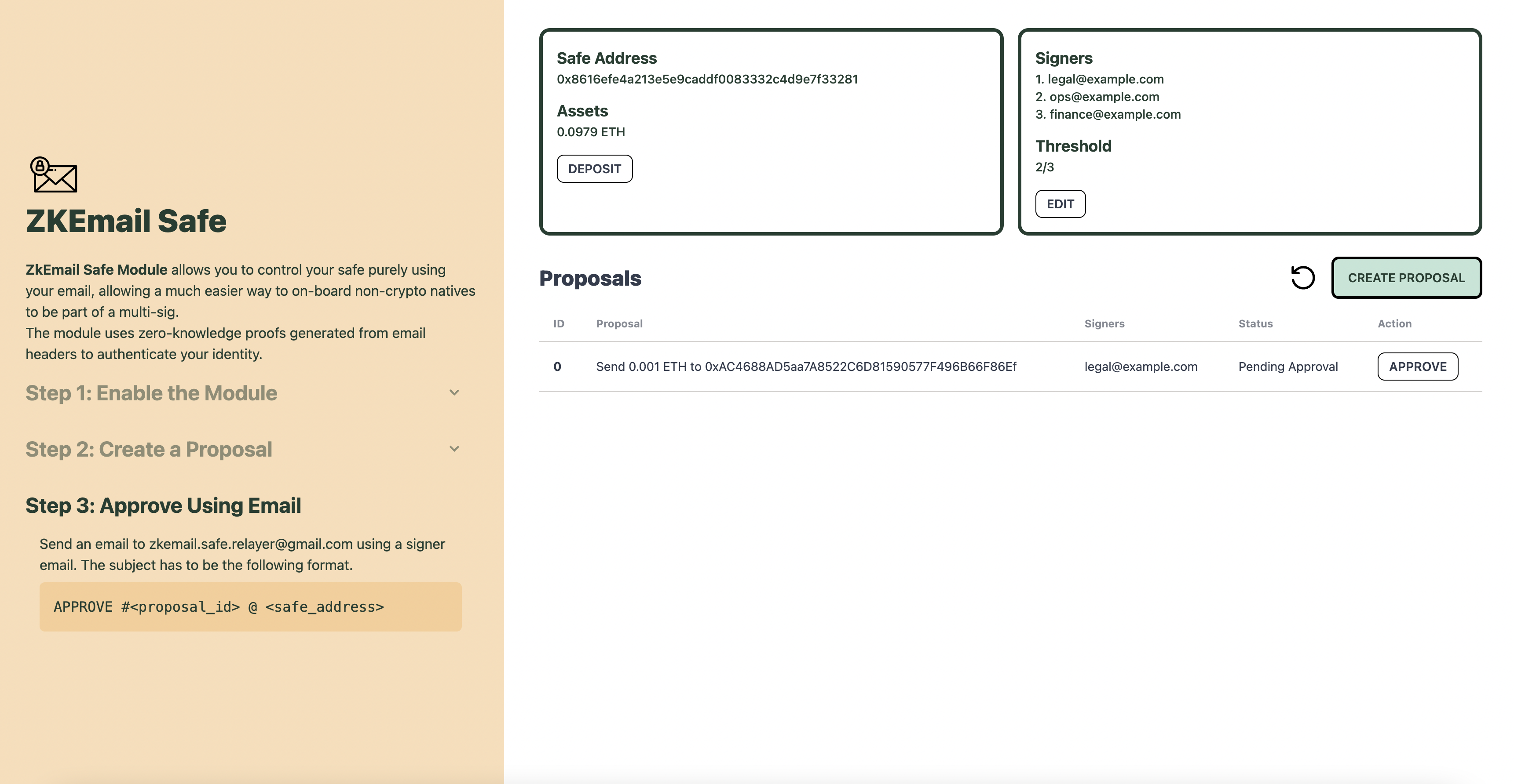 Module Dashboard