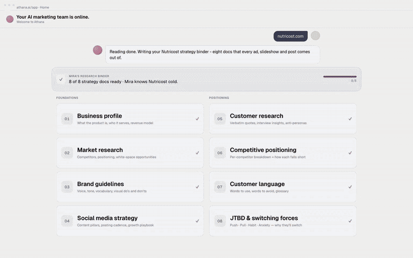 A product demo rendered with this pipeline