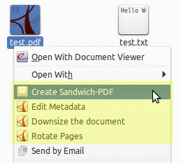 pdf menu