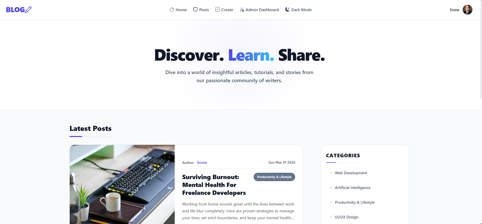 Blog Pro Preview