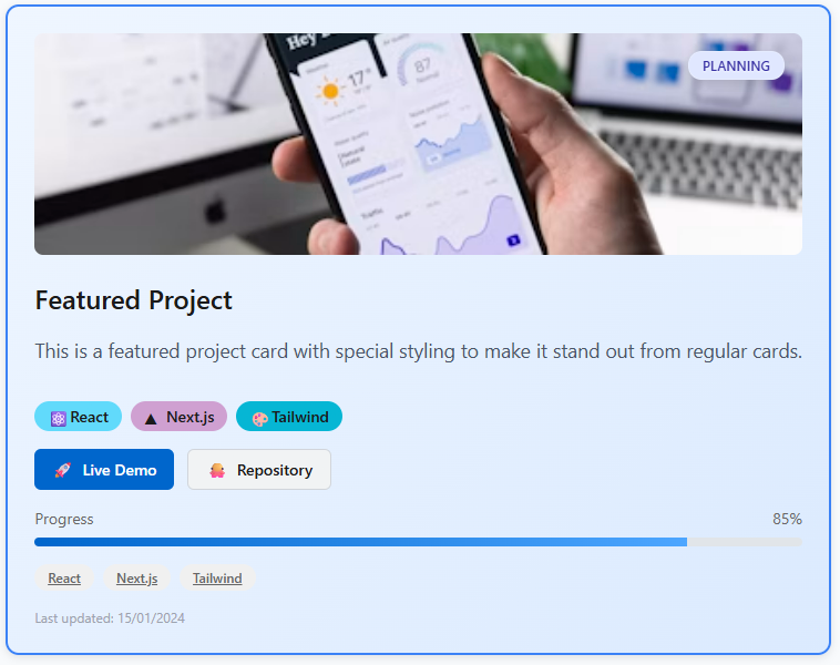 ProjectCard Demo