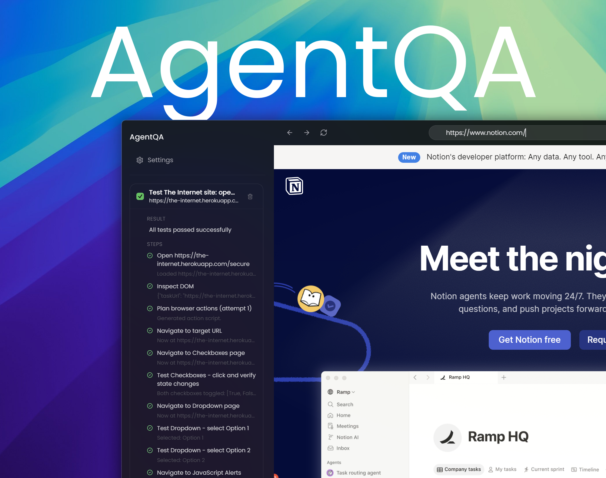 AgentQA Hero