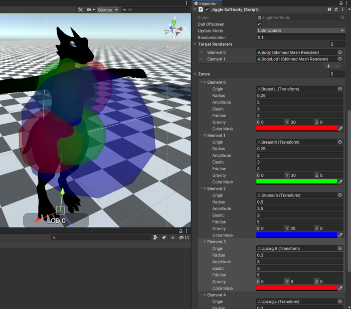 kobold softbody setup