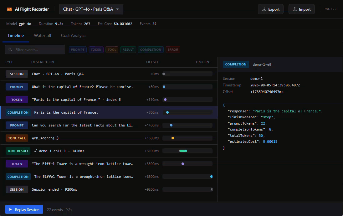 AI Flight Recorder VS Code Extension