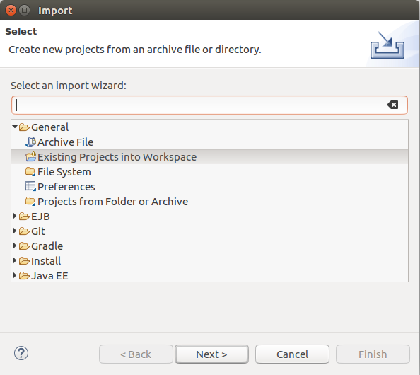 import a project