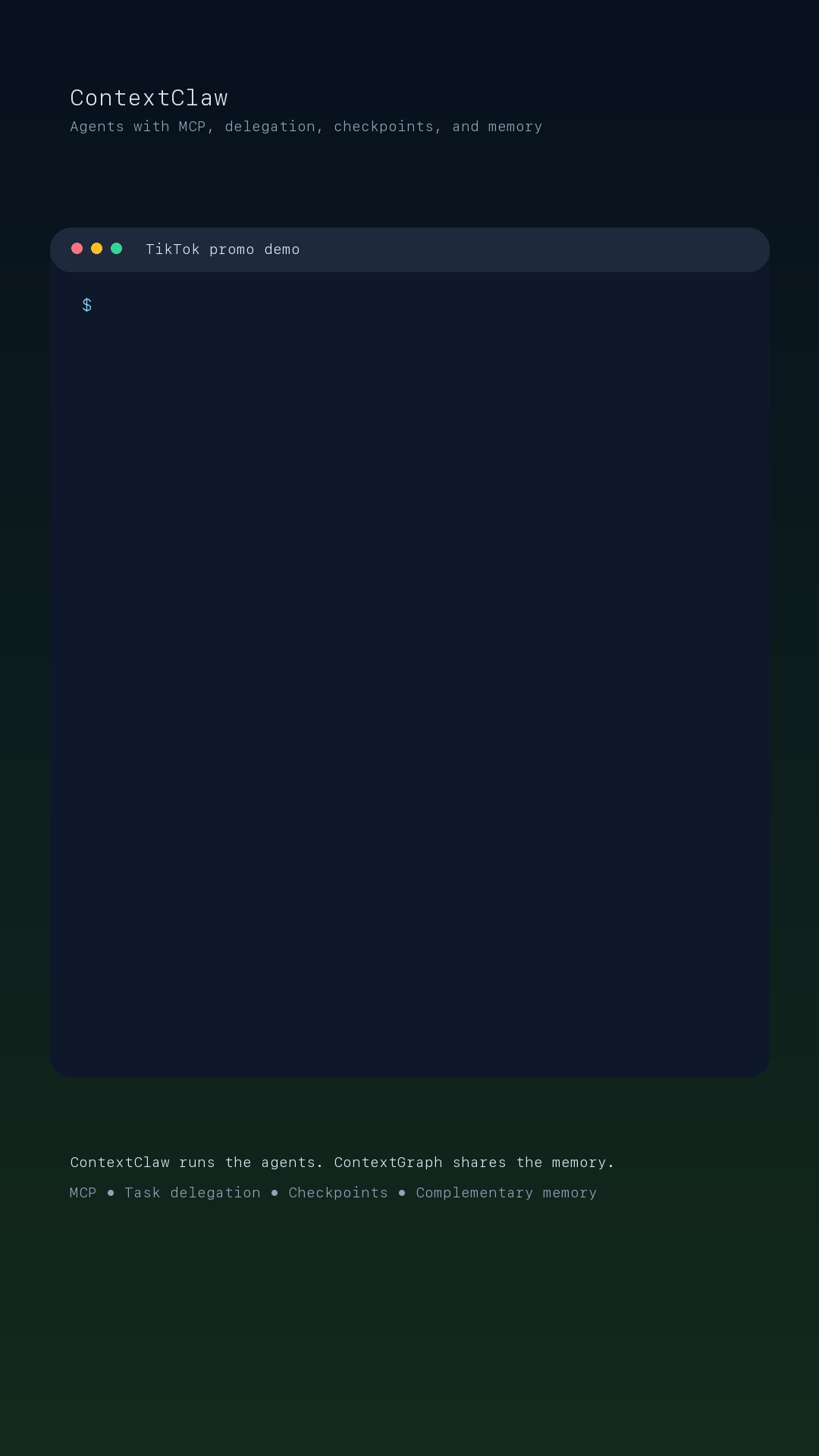 ContextClaw promo demo