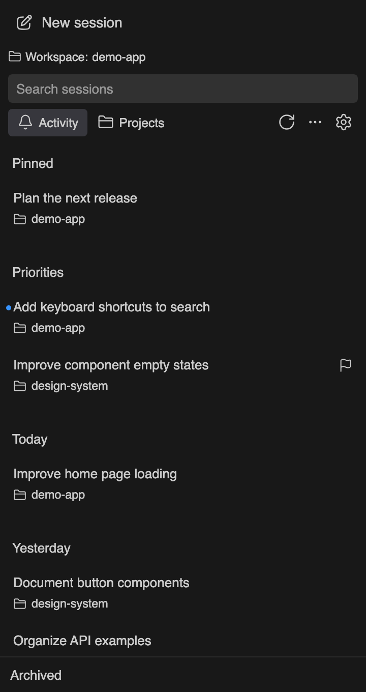 Activity view
