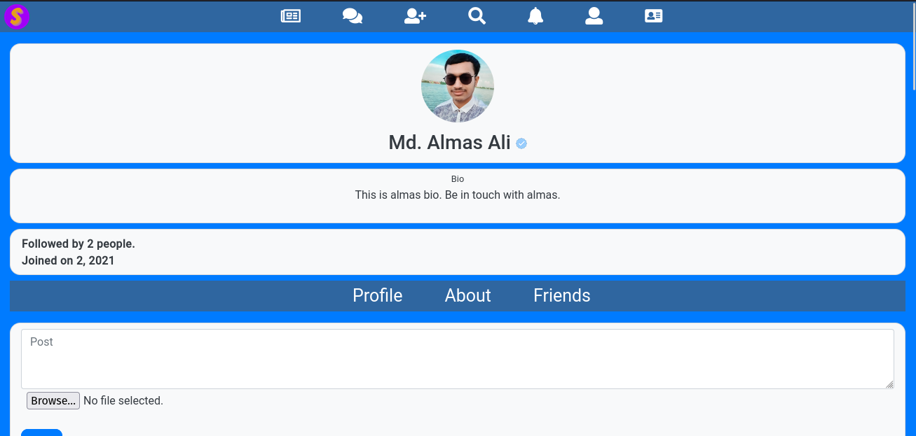 Profile Page