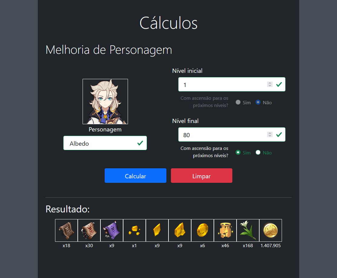 GitHub AloneInAbyss/genshincalculatorui A user interface for