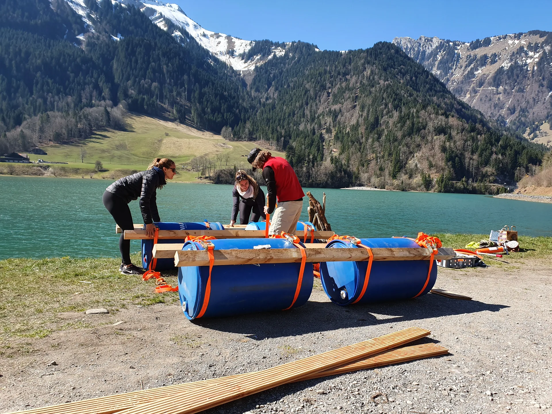 Raft Building — photograph 2