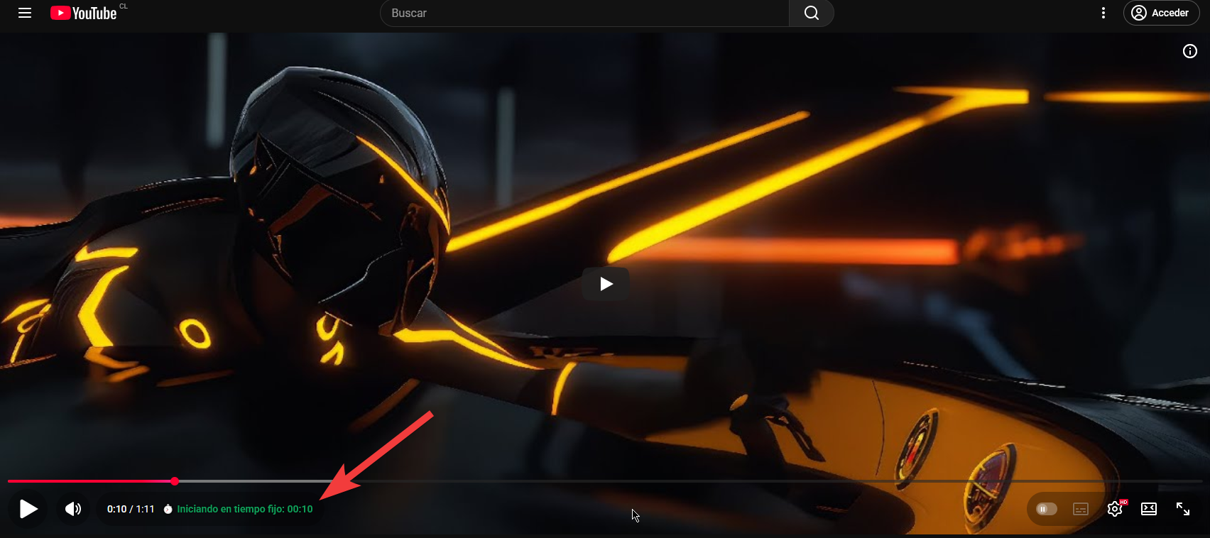 Ejemplo de alerta tiempo fijo cargado