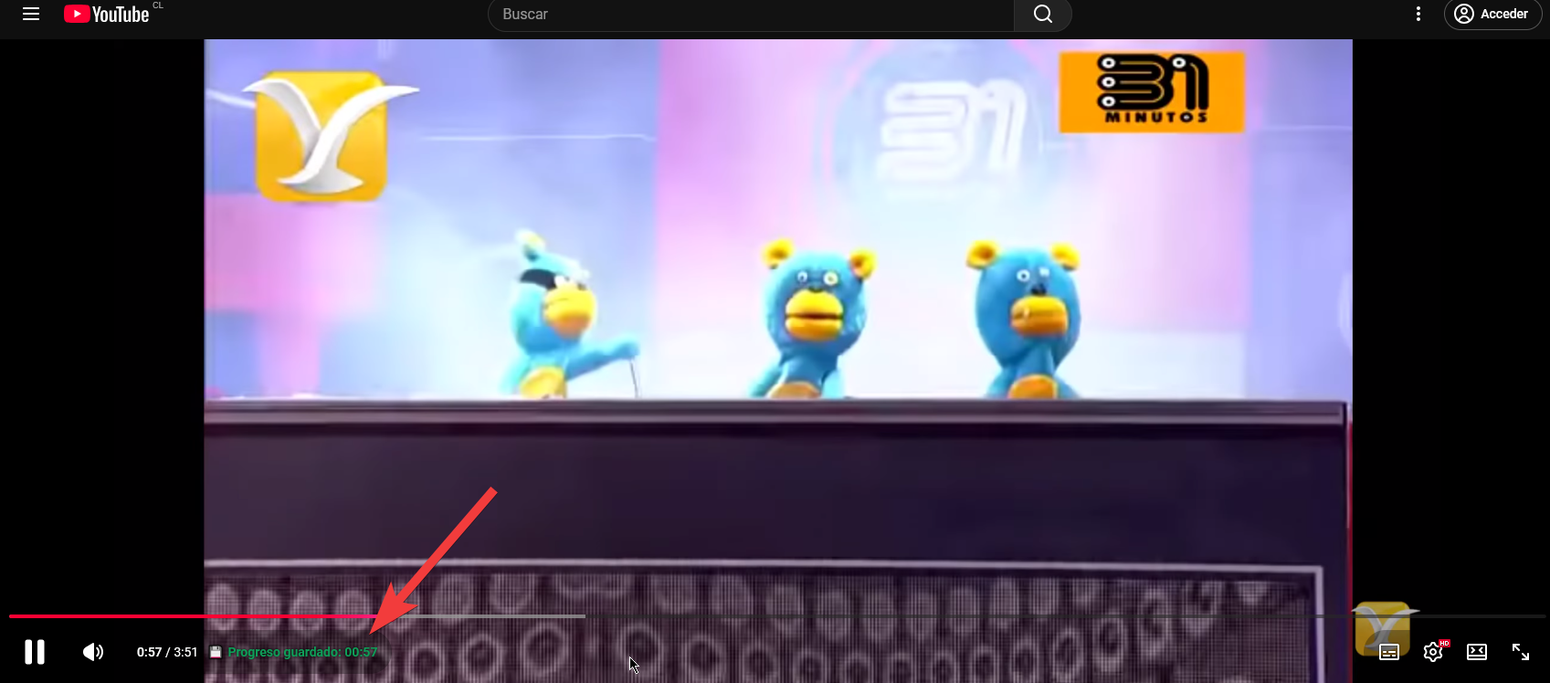 Ejemplo de notificacion tiempo guardado