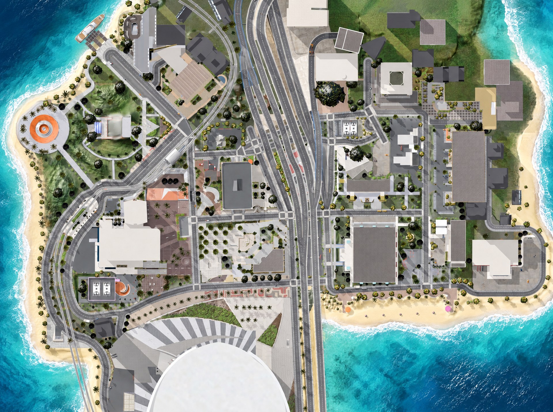 Map of South Florida