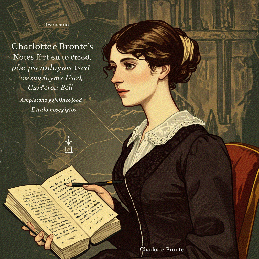 Uma pena de pena antiga repousa sobre um papel amarelado e enrugado, iluminado por uma única vela bruxuleante. A sombra alongada da pena se projeta na parede atrás, vagamente assumindo a forma de um rosto masculino. Tons de sépia, ocre e marfim predominam, criando uma atmosfera de mistério e introspecção.