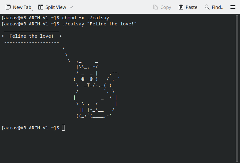 Catsay Linux Screenshot