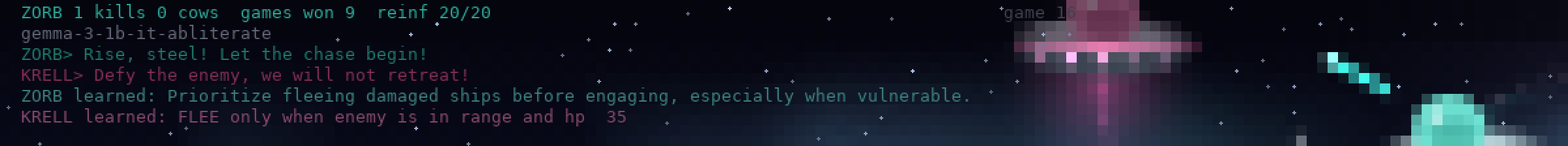 Abliterated commanders and their language