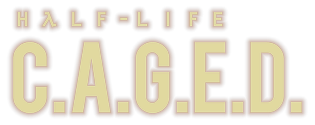 Half-Life: C.A.G.E.D. wordmark used for unlock / README
