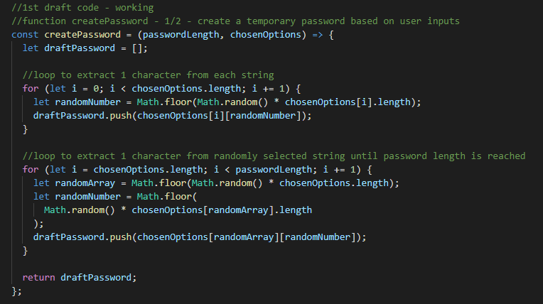 getPasswordLength