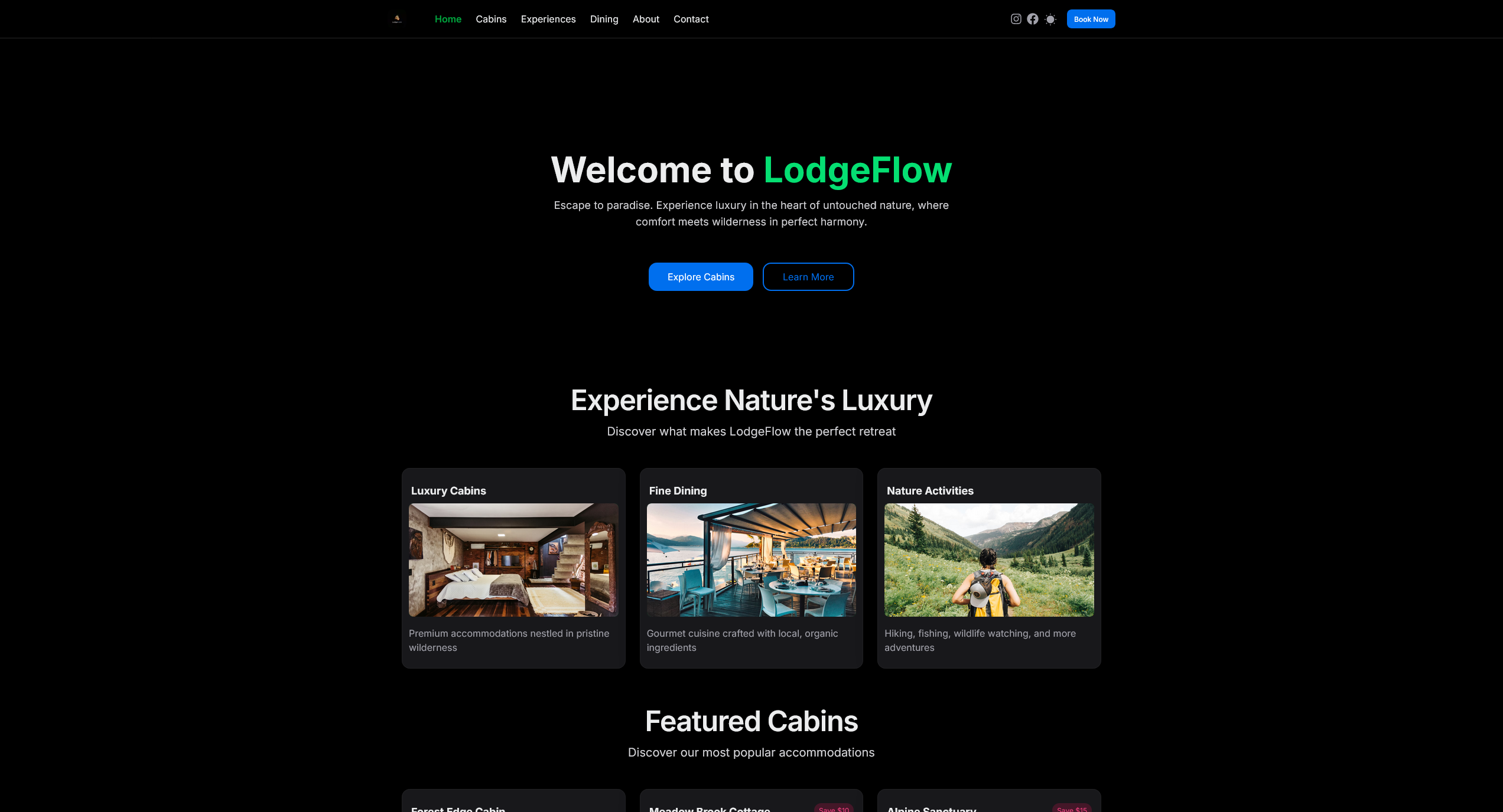 LodgeFlow Customer Portal Banner