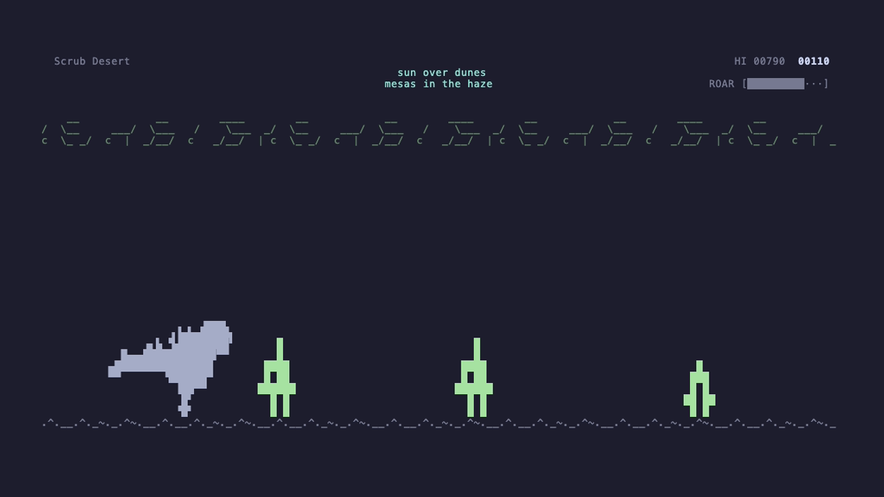 Dino Run — Gameplay