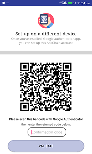 Android 2FA with Google authenticator