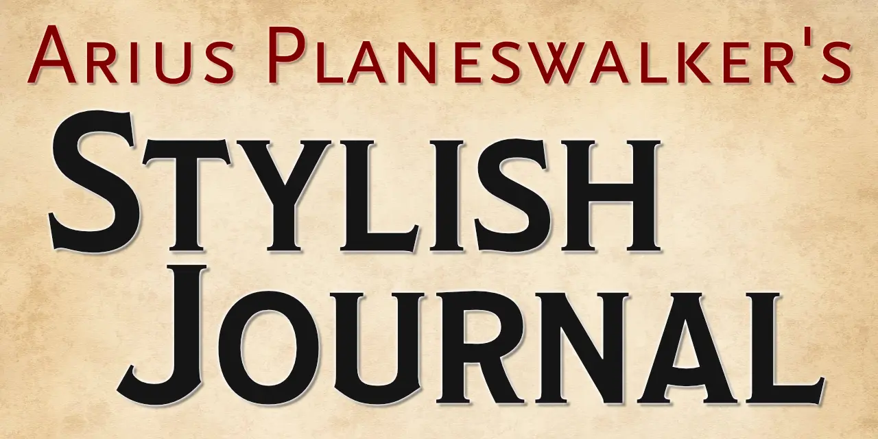 Arius Planeswalker's Stylish Journal