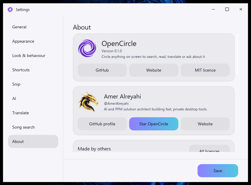 OpenCircle — 16 of 17