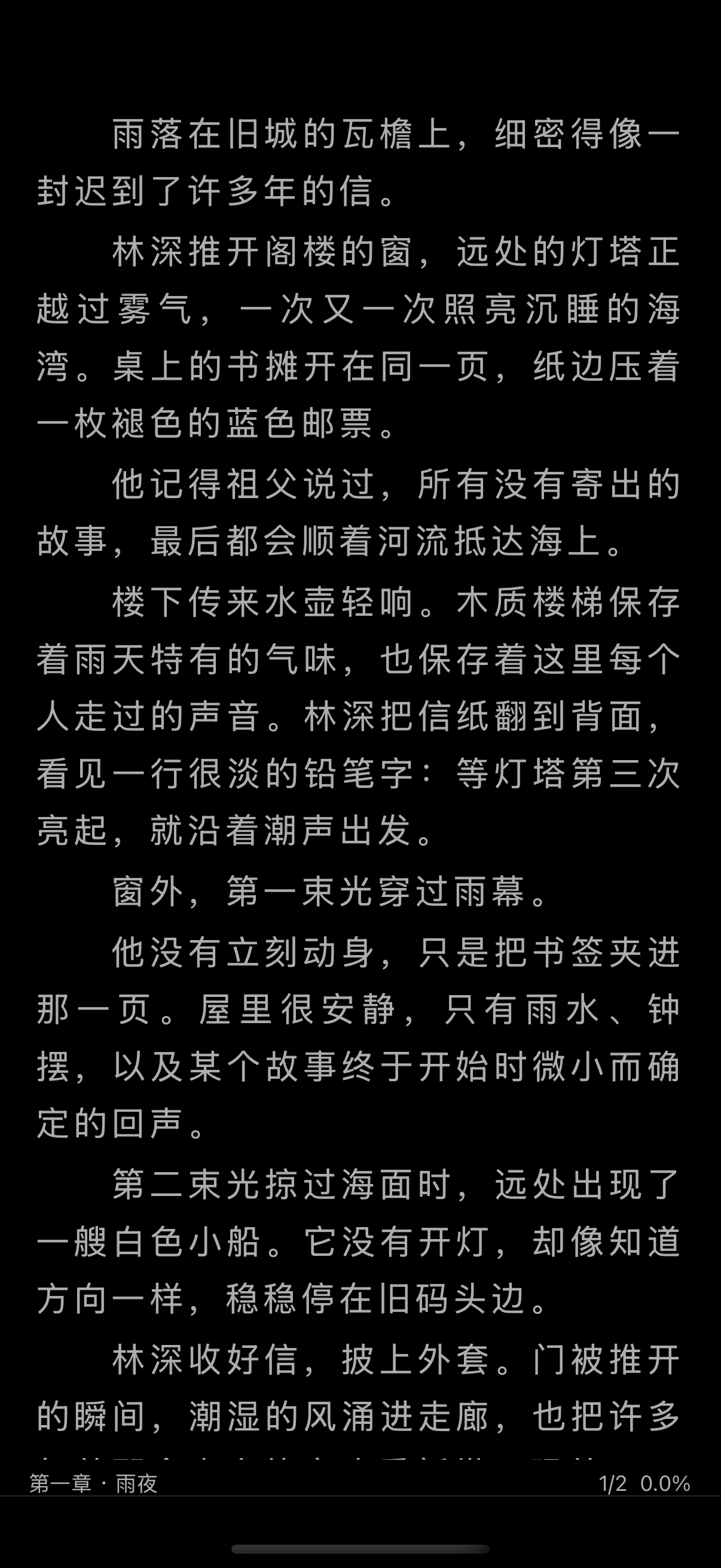 夜间阅读