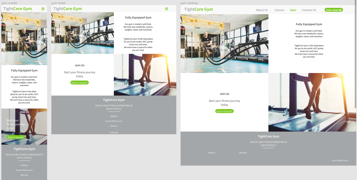 gym-wireframe